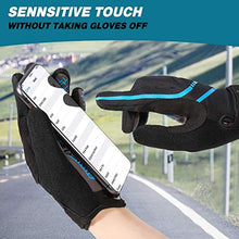 Load image into Gallery viewer, Aegend Breathable Full Finger Cycling Gloves - Touch Screen, Anti-Slip Bike Gloves, Lightweight Mountain Bike Gloves for Biking, Climbing, Hiking, Unisex Motorcycle Gloves for Men/Women, M