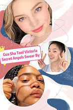 Load image into Gallery viewer, DEAYOKA Rose Quartz Gua Sha Tool - Asian Beauty Secret, for Facial Microcirculation/Removes Toxins/Prevents Wrinkles/Boost Radiance of Complexion - 100% Authentic & Genuine Rose Quartz