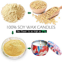 Load image into Gallery viewer, YYCH Gift Package Scented Candles Lemon, Fig, Lavender, Spring Fresh,Rose ,Jasmine,Vanilla,Bergamot,Strawberry, Peppermint, Rosemary, Gardenia Natural Soy Wax Portable Travel Tin Candle,Set of 12