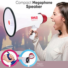 Load image into Gallery viewer, Pyle Megaphone Speaker PA Bullhorn