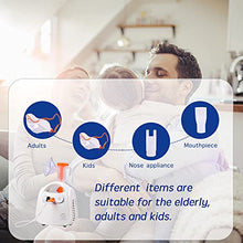 Load image into Gallery viewer, Nebulizer Machine Air Compressor Machine for Kids Adults Babies Portable Personal Cool Mist Kit with Tubing Mouthpiece Adult&Child Masks by only warm