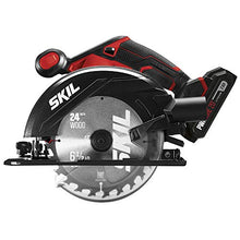 Load image into Gallery viewer, SKIL 20V 6-1/2 Inch Cordless Circular Saw, Includes 2.0Ah PWRCore 20 Lithium Battery and Charger - CR540602