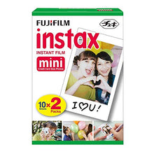 Load image into Gallery viewer, Fujifilm instax Mini 9 Instant Camera (Smokey White) and instax Film Twin Pack (20 Exposures) Bundle