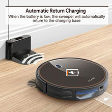 Load image into Gallery viewer, GOOVI by ONSON Robot Vacuum, 2000Pa Robotic Vacuum Cleaner (Slim) Max Suction, Quiet Multiple Cleaning Modes, Self-Charging Vacuum with Boundary Strips, for Pet Hair, Hard Floor, Medium-Pile Carpets
