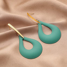 Load image into Gallery viewer, Edil Fantas 14K Gold Plated Giant Drops of Water Fashion Trend Earrings for Women Light Weight Birthday Valentine's Day Mothers Day Christmas Gift