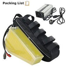 Load image into Gallery viewer, Ebike Battery Triangle Lithium 52V20AH Electric Bike Battery 52V for 2000W/1500W/1000W/750W/500W Ebike Motor with Charger