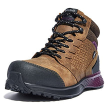 Load image into Gallery viewer, Timberland PRO Women's Reaxion Athletic Hiker Work Industrial Boot, Brown/Purple, 7.5