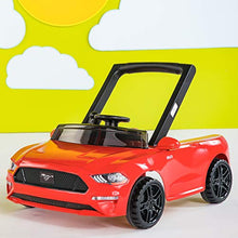 Load image into Gallery viewer, Bright Starts 3 Ways to Play Walker - Ford Mustang, Ages 6 Months +, Red
