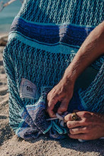 Load image into Gallery viewer, Mexican Blanket Surfboard Bag (Red/ Yellow/ Orange, 9'6" Longboard)