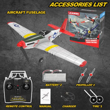 Load image into Gallery viewer, Remote Control Aircraft Plane, RC Plane with 3 Modes That Easy to Control, One-Key U-Turn Easy Control for Adults &Kids, LEAMBE