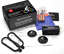 Load image into Gallery viewer, Activ Life Bicycle Tire Lights (1 Wheel, Red) Hot LED Bday Gift Ideas & Presents for Christmas - Popular Friday Black and Monday Cyber Special Sale for Him or Her - Men, Women, Kids & Fun Teens