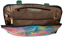 Load image into Gallery viewer, Anna by Anuschka Hand Painted Leather Slim Crossbody Satchel, WMG-Whimsical Garden