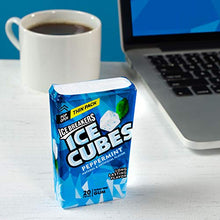 Load image into Gallery viewer, ICE BREAKERS ICE CUBES Peppermint Sugar Free Chewing Gum, Made with Xylitol, 1.62 oz Thin Pack (6 Count)
