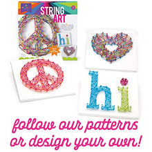 Load image into Gallery viewer, Craft-tastic DIY String Art – Award-Winning Craft Kit for Kids – Everything Included for 3 Fun Arts & Crafts Projects – Peace Sign Series