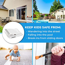 Load image into Gallery viewer, Eco-Baby Sliding Door Lock, 4 Child Proof Safety Locks for Glass Doors (Grey)