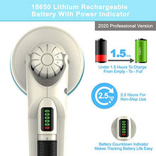 Load image into Gallery viewer, Mugensa Lint Remover Electric Clothes Sweater Fabric Shaver for Furniture, Blanket, Curtain, Socks, Legging, Wool, Cashmere - Rechargeable – 2 Speeds – Bonus Lint Roller