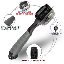 Load image into Gallery viewer, Champkey PRO Retractable Golf Club Brush - Oversized Brush Head,Soft Rubber Hand Grip & Retractable Groove Cleaner Golf Brush (Grey)