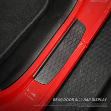 Load image into Gallery viewer, CheroCar Door Sill Guards Entry Scuff Plate Cover Door Sill Guards Entry Scuff Plate Cover Jeep Wrangler Accessories(for 2018-2022 JL JLU & 2020-2022 JT (Black)