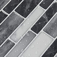 Load image into Gallery viewer, Art3d 10-Sheet Self-Adhesive Tile Backsplash for Kitchen, Vinyl Decorative Tiles, 12"x12"