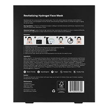 Load image into Gallery viewer, HOMMEFACE Revitalizing Hydrogel Facial Mask Set for Men (5ct) - Hydrating, Anti-aging & Soothing Face Sheet Mask with Hyaluronic Acid, Vitamin B, C, E & Peptides, Beard-Friendly