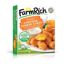 Load image into Gallery viewer, Farm Rich Breaded Wisconsin Cheddar Cheese Curds in a Crispy Coating, 16 oz