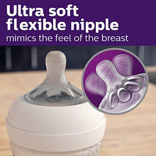 Load image into Gallery viewer, Philips Avent Natural Baby Bottle, Clear, 4oz, 4pk, SCF010/47