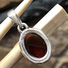 Load image into Gallery viewer, Natural Hessonite Garnet 925 Solid Sterling Silver Pendant 22mm