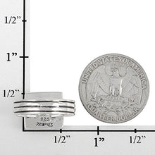 Load image into Gallery viewer, Turquoise Ring Sterling Silver 925 Genuine Gemstones Size 6 to 11 (Green Turquoise) (6)