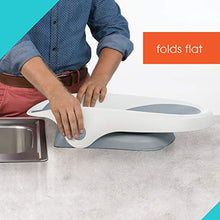 Load image into Gallery viewer, Summer Clean Rinse Baby Bather (Gray) – Bath Support for Use on the Counter, in the Sink or in the Bathtub, Has 3 Reclining Positions and Soft, Quick-Dry Material – Use from Birth until Sitting Up