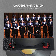 Load image into Gallery viewer, LAIKETE 12" 3D Mobile Phone Screen Magnifier with Bluetooth Speakers, Anti-Blue Light Cell Phone Screen Amplifier Enlarger for Movie,Video and Gaming, Compatible All Smartphones