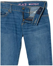 Load image into Gallery viewer, The Children's Place Girl's Basic Bootcut Jeans, Md Lara Wash, 6 slim