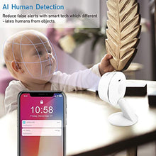 Load image into Gallery viewer, Laview Home Security Camera HD 1080P(2 Pack) AI Human Detection,Include 2 SD Cards,32GB Two-Way Audio,Night Vision,WiFi Indoor Surveillance for Baby/pet,Alexa and Google,Cloud Service (US Server)