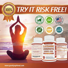 Load image into Gallery viewer, Premium Glucosamine Chondroitin MSM Supplement Tablets w/ Turmeric & Boswellia - Max Strength Joint Pain Relief & Lubrication, Anti-Inflammatory - Glucosamine Sulfate Joint Supplement for Men & Women