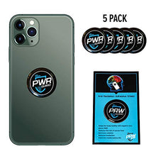 Load image into Gallery viewer, PWR Guard EMF Protection Cell Phone Radiation, Neutralizer Shield, 5G Protection Shield - Anti EMF for All Electronics, Laptops & Tablets. Protect Your Kids and Family with Radiation Blocker - 5 Pack
