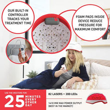Load image into Gallery viewer, iRestore Professional Laser Hair Growth System - FDA Cleared Laser Hair Loss Treatments for Women and Hair Regrowth for Men with Balding, Thinning Hair