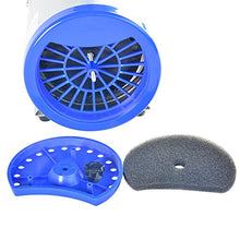 Load image into Gallery viewer, SHELANDY 3.2HP Stepless Adjustable Speed Pet Hair Force Dryer Dog Grooming Blower with Heater(Blue)
