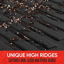 Load image into Gallery viewer, Motor Trend 923-BK Black FlexTough Contour Liners-Deep Dish Heavy Duty Rubber Floor Mats for Car SUV Truck & Van-All Weather Protection, Universal Trim to Fit