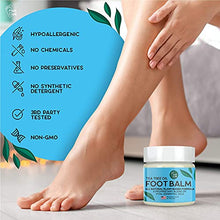 Load image into Gallery viewer, Tea Tree Oil Foot Balm, 100% All Natural Moisturizing Fast Acting Cream For Dry Feet & Cracked Heels, Extra Strength Callus Remover for Itchy Feet, Toenail Treatment, Calluses Remover & Callus Shaver