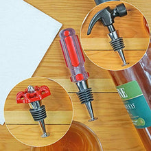 Load image into Gallery viewer, Fairly Odd Novelties Hammer, Screwdriver, and Faucet Wine Bottle Stopper 3-Pack Funny Father's Day Gift Set, One Size, Multicolor