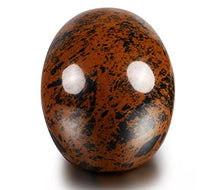 Load image into Gallery viewer, Skullis 2.0" Mahogany Obsidian Crystal Skull. Hand Carved Gemstone Fine Art Sculpture, Reiki Healing Stone Statue. (2.0)