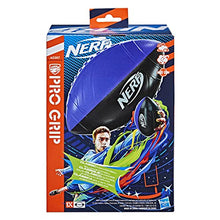 Load image into Gallery viewer, Nerf Pro Grip Football -- Classic Foam Ball -- Easy to Catch and Throw -- Great for Indoor and Outdoor Play -- Blue