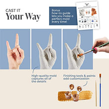 Load image into Gallery viewer, Discovering DIY Hand Casting Kit - Couples Gifts, Valentine's Day Gifts for Her or Him & DIY Craft Kits for Adults - Plaster Hand Mold Kit w/Gloves, Paints & Tools