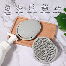 Load image into Gallery viewer, haakaa Silicone Shampoo Brush - Soft Cradle Cap Brush Comb | Hair Scalp Massager, Soft Bristles for Newborns & Toddlers,Ideal Baby Registry Gift - 1pk