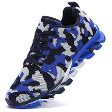 Load image into Gallery viewer, MUOU Men's Road Running Shoes Athletic Sport Lightweight Sneakers for Men and Women (Blue-83, Numeric_9_Point_5)