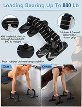Load image into Gallery viewer, NORSENS Ab Roller Wheel, 3-in-1 Ab Wheel Roller for Abdominal Exercise with Knee Pad, Adjustable Speed Jump Rope and Push up Bars, Exercise Equipment for Home Gym Office Workout