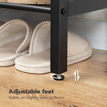 Load image into Gallery viewer, HOOBRO Shoe Rack, 5-Tier Shoe Storage Unit Flat & Slant Adjustable Shoe Organizer Shelf for 16 Pairs, Durable and Stable, for Entryway, Hallway, Closet, Dorm Room, Industrial, Greige BG01XJ01