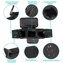 Load image into Gallery viewer, Universal Stroller Organizer with Insulated Cup Holder by Momcozy - Detachable Phone Bag & Shoulder Strap, Fits for Stroller like Uppababy, Baby Jogger, Britax, Bugaboo, BOB, Umbrella and Pet Stroller