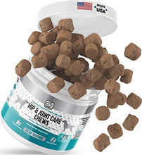 Load image into Gallery viewer, BEST HIP & JOINT SUPPLEMENTS FOR DOGS: Product of USA- Natural Pain Relief & Mobility + Аnti-inflammatory and Аnti-arthritic effects Maximum strength Glucosamine & Chondroitin approx/170 Soft Chews