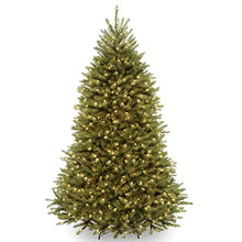 Load image into Gallery viewer, National Tree Company Pre-Lit Artificial Full Christmas Tree, Green, Dunhill Fir, Dual Color LED Lights, Includes Stand, 7.5 Feet