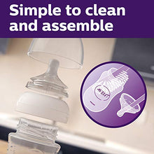 Load image into Gallery viewer, Philips Avent Natural Baby Bottle, Clear, 11oz, 2pk, SCF016/27